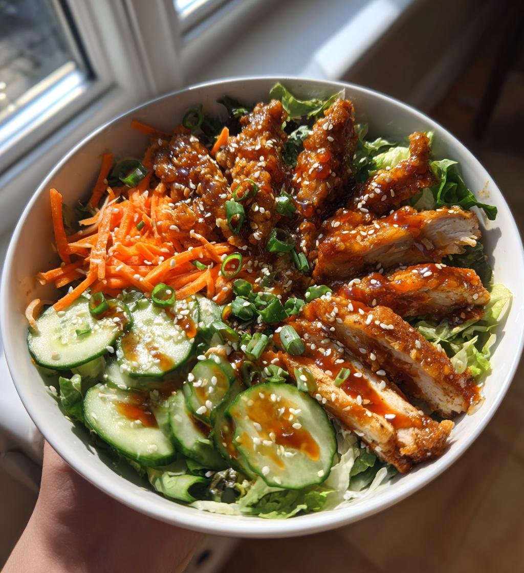 Asian Sesame Chicken Salad - detail 1