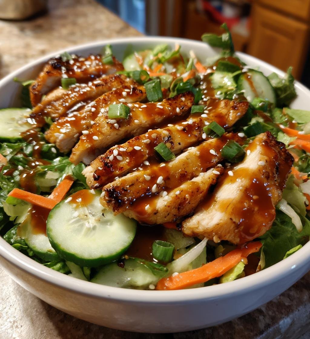 Asian Sesame Chicken Salad - detail 2