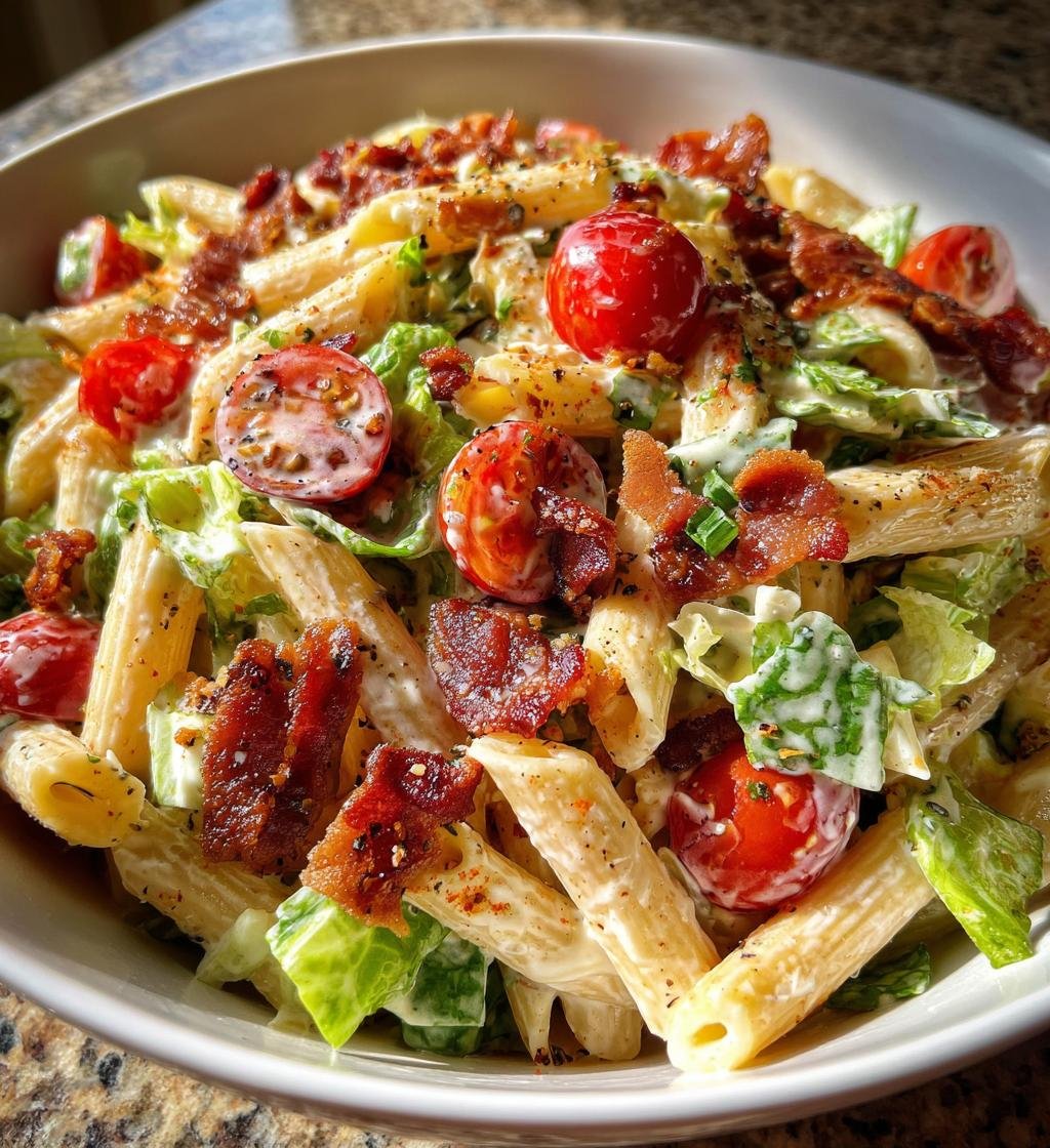 BLT Pasta Salad - detail 2