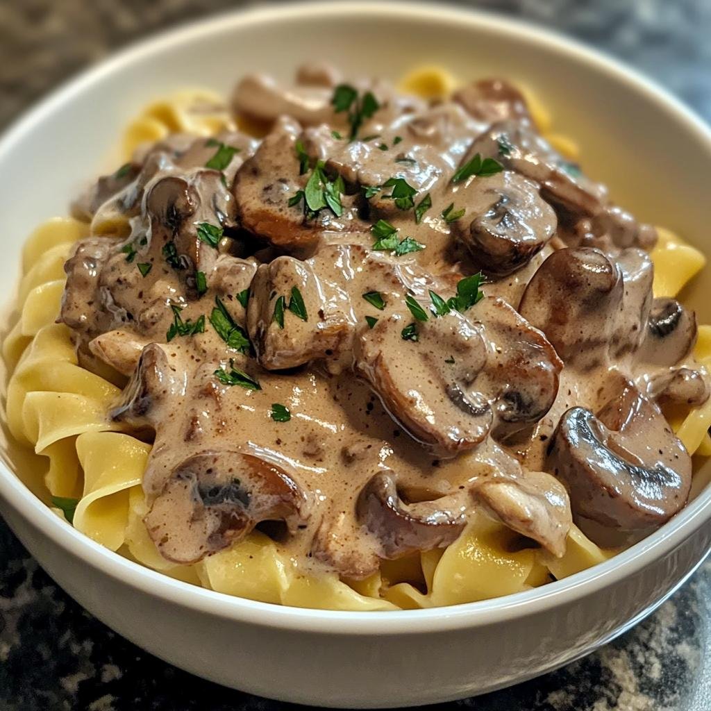 Beef Stroganoff - detail 1