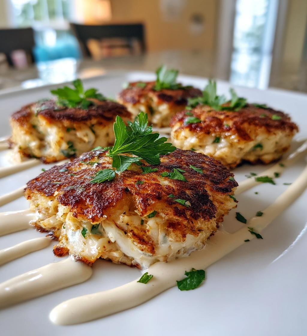 Crab Cakes with Aioli - detail 2