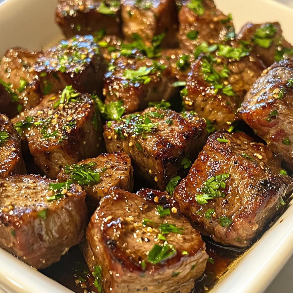 Garlic Butter Steak Bites