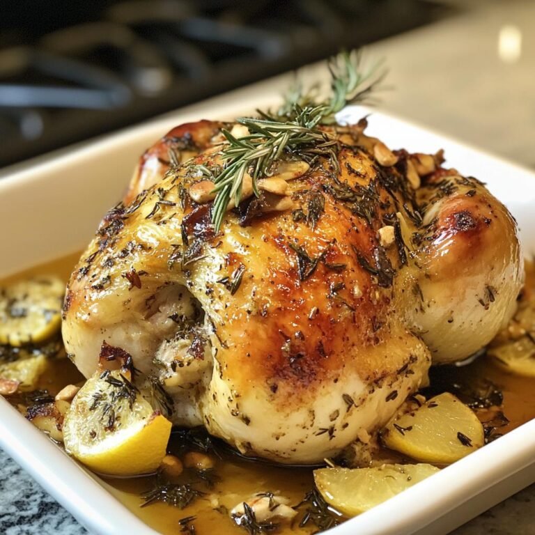 Garlic Herb Roasted Chicken