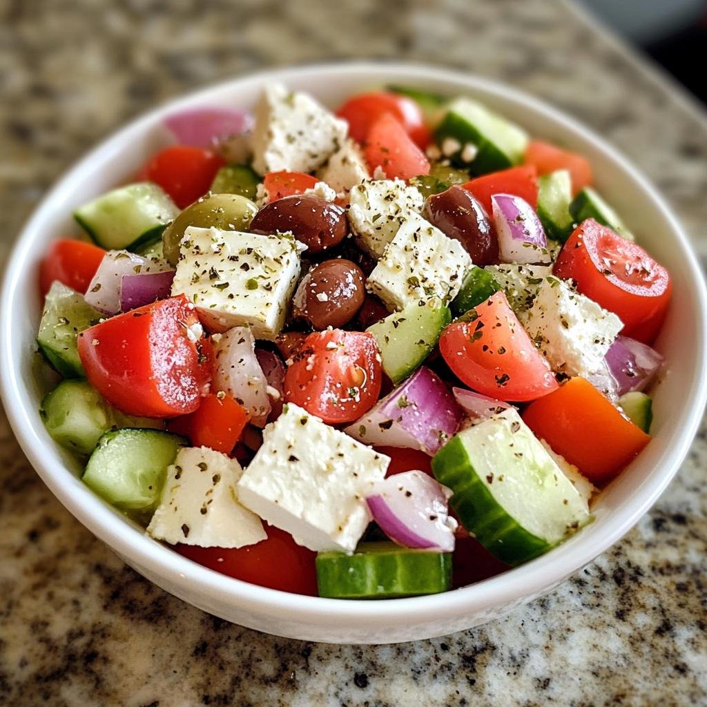 Greek Salad with Feta - detail 2