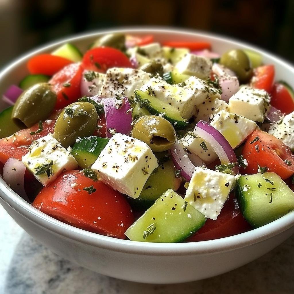 Greek Salad with Feta - detail 3