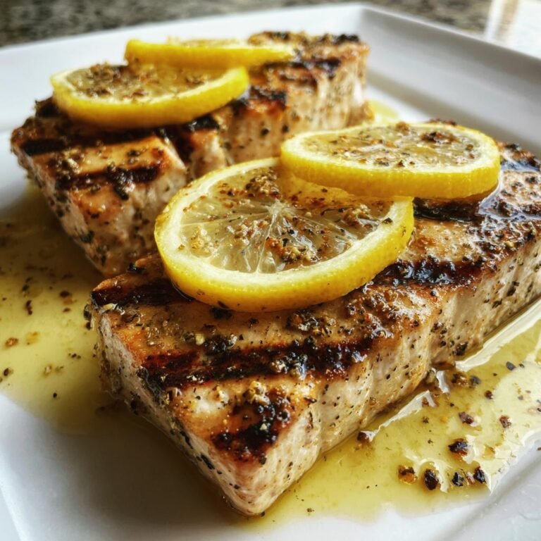 Grilled Swordfish Steaks