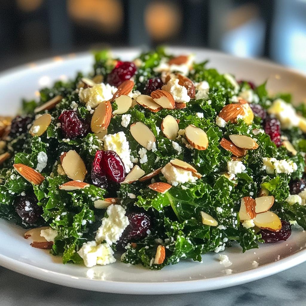 Kale and Cranberry Salad - detail 1