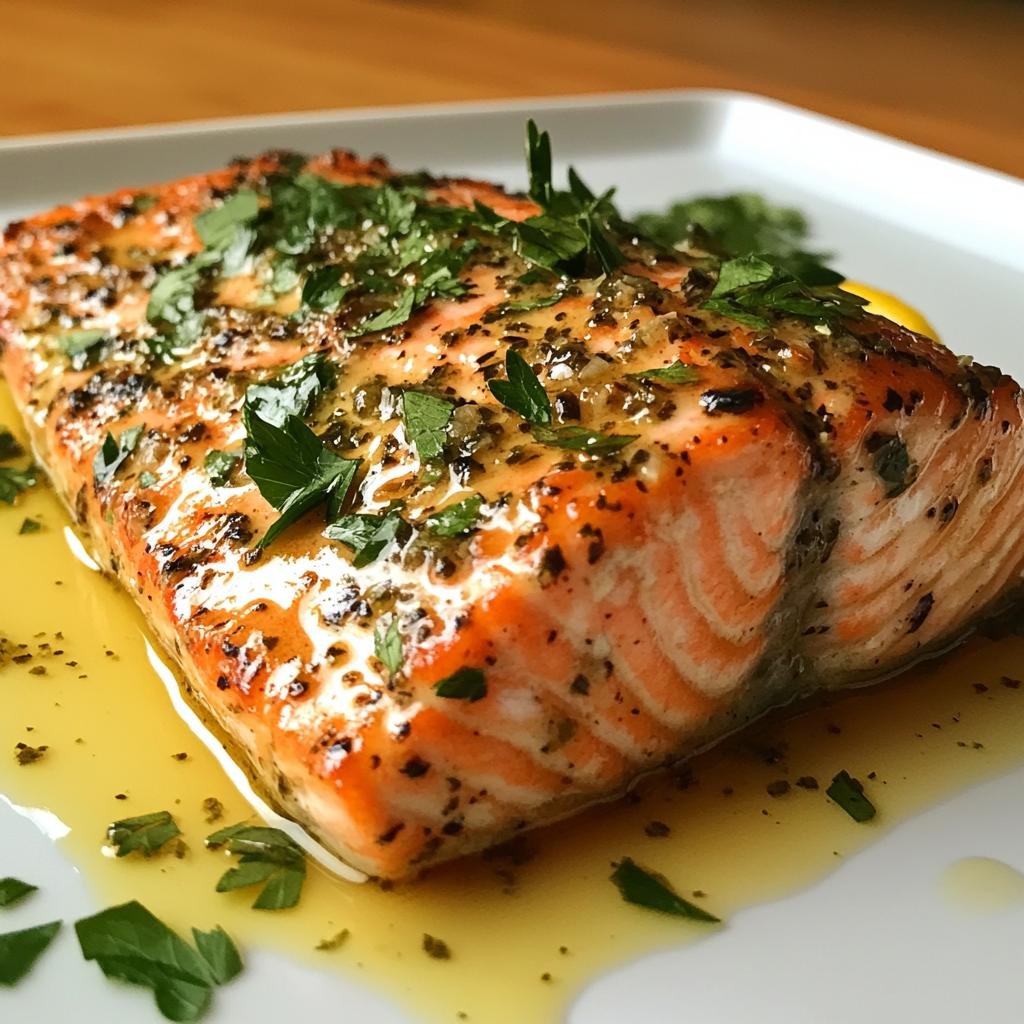 Lemon Herb Baked Salmon - detail 2