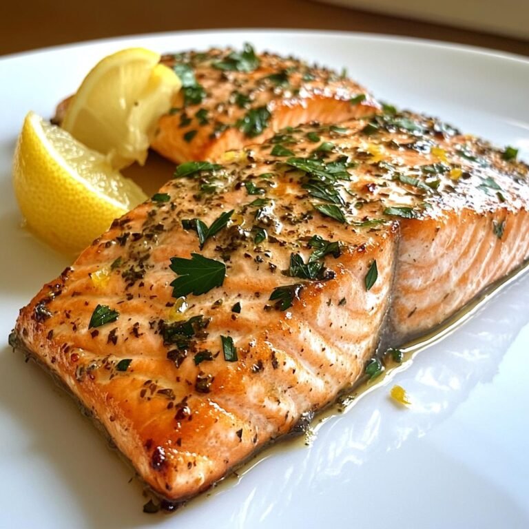 Lemon Herb Baked Salmon