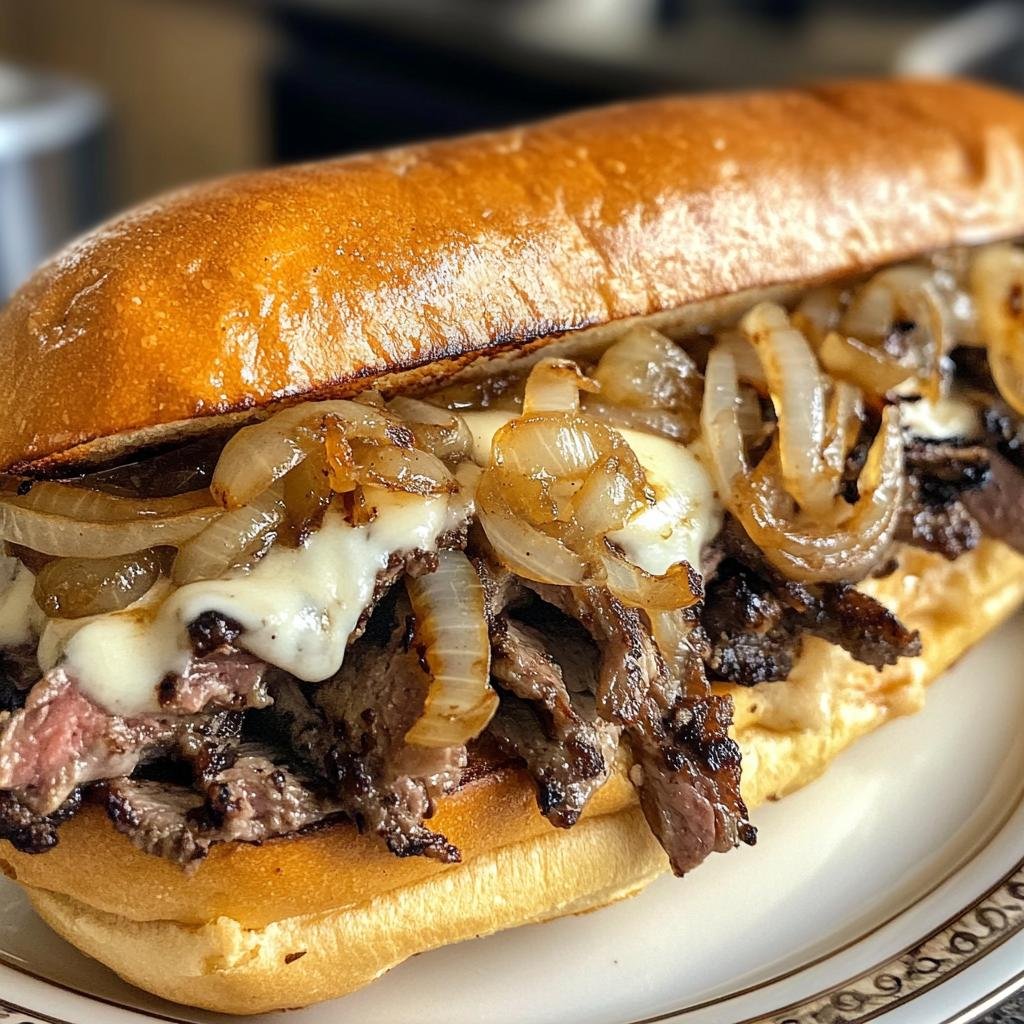 Philly Cheesesteak Sandwich - detail 2