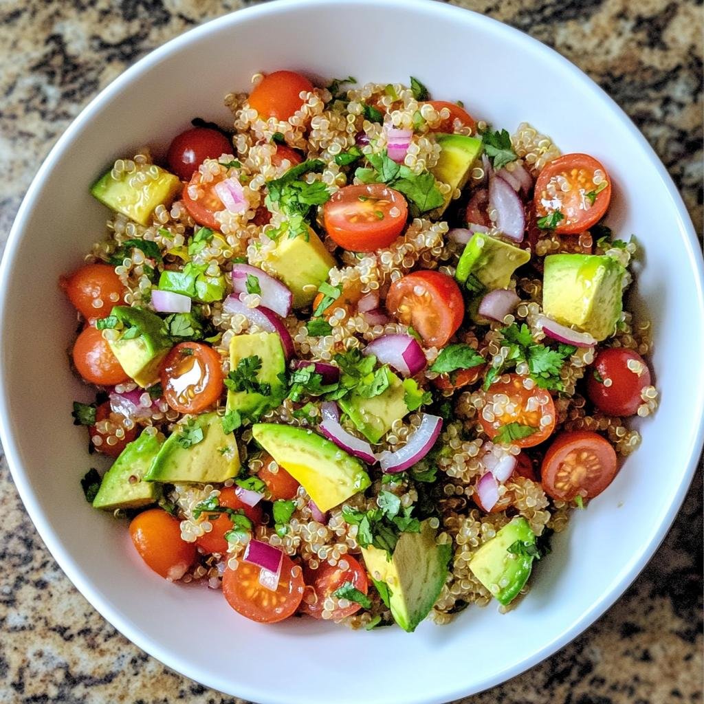 Quinoa and Avocado Salad - detail 2