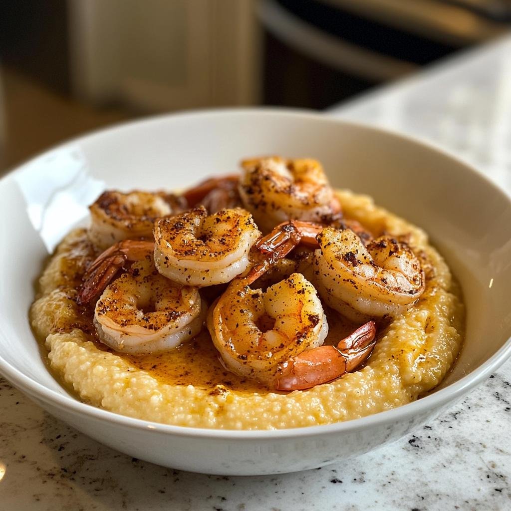 Shrimp and Grits - detail 1