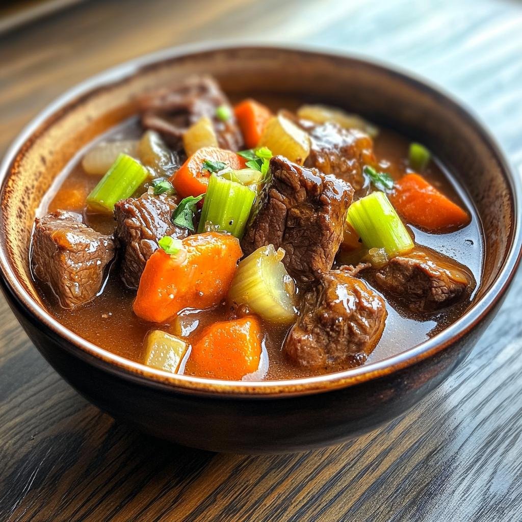 Slow-Cooked Beef Stew - detail 2