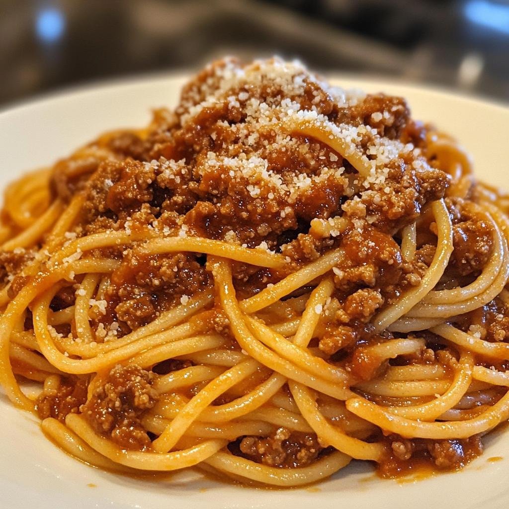 Spaghetti with Meat Sauce - detail 1