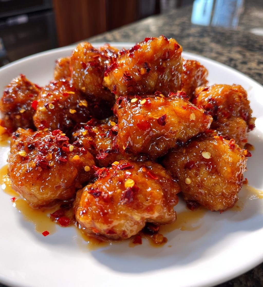 Sticky Orange Chicken - detail 2