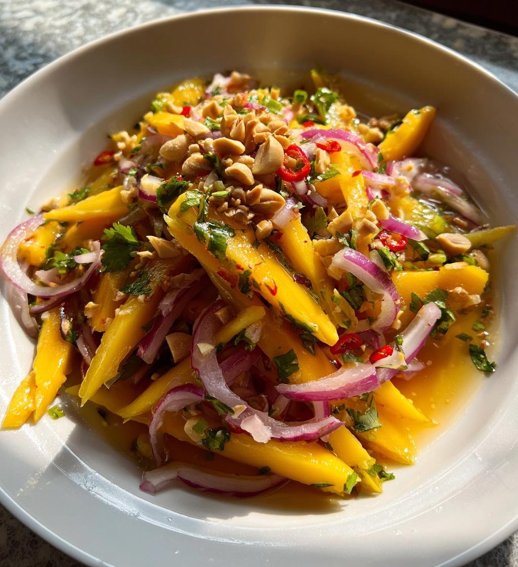 Thai Mango Salad - detail 2