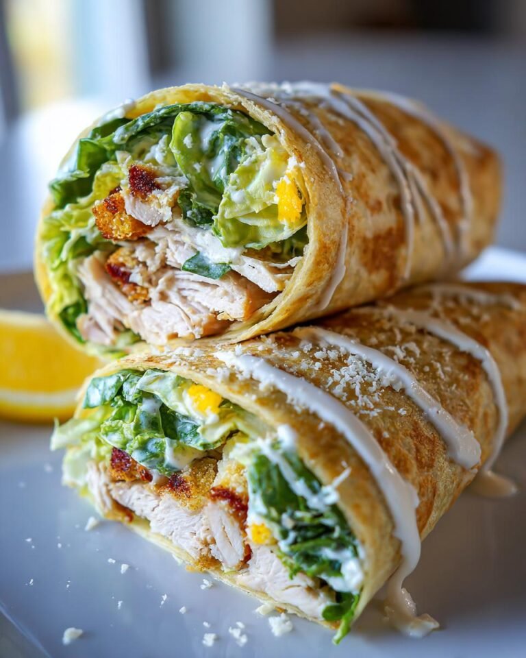 15-Minute Chicken Caesar Wrap for a Quick Lunch