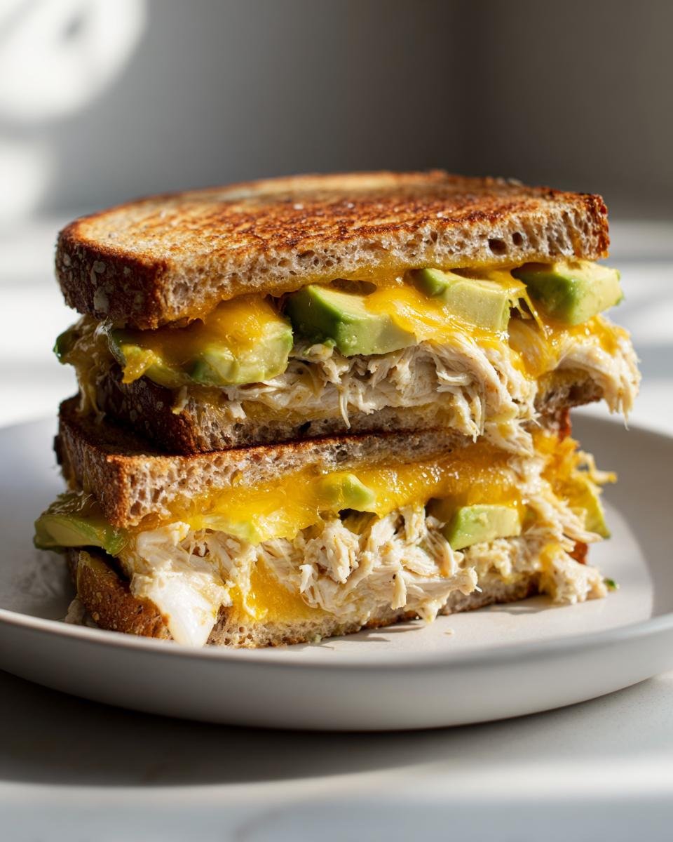 Chicken Avocado Melt – Elevated Lunch Sandwich - detail 1