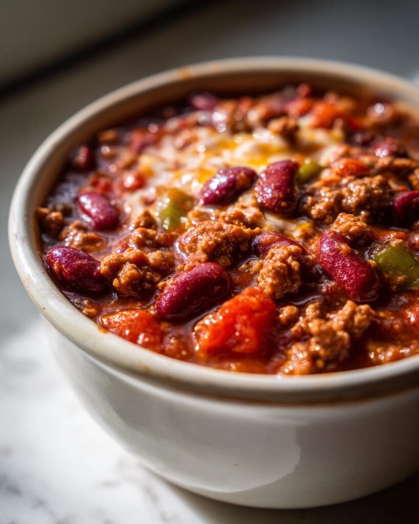 Classic Chili Bowl: Hearty Lunch in Under 30 Minutes