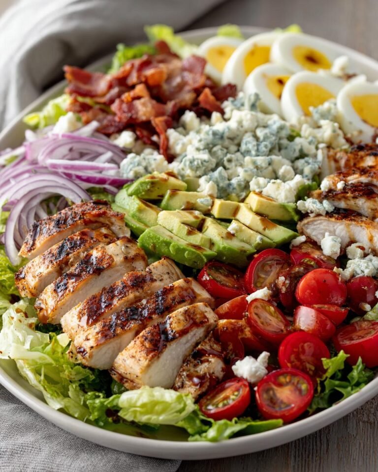 Cobb Salad with Avocado, Bacon, Chicken & Blue Cheese