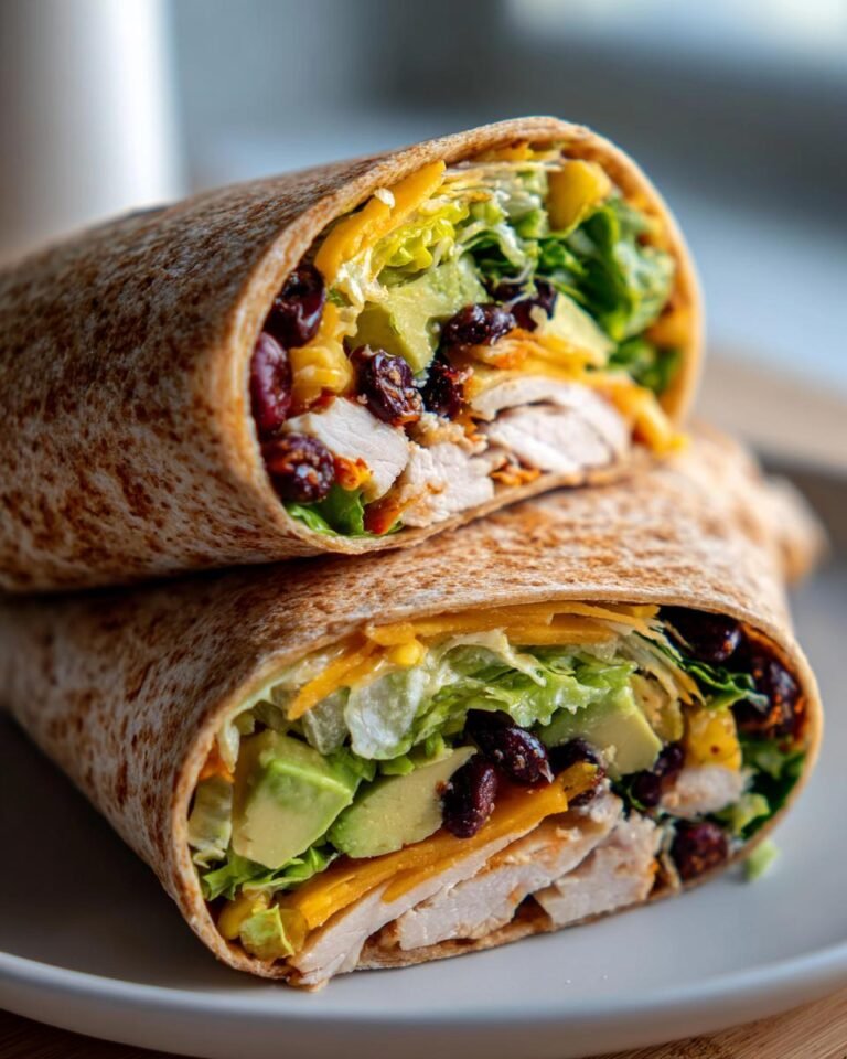 Easy Southwest Turkey Wrap with Avocado & Black Beans