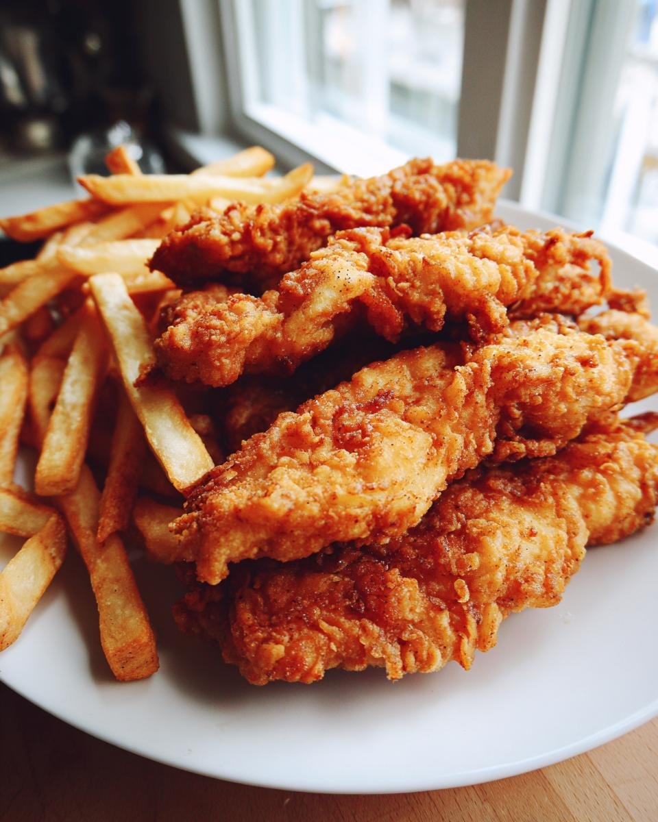Fried Chicken Tenders & Fries – Classic American Lunch - detail 1