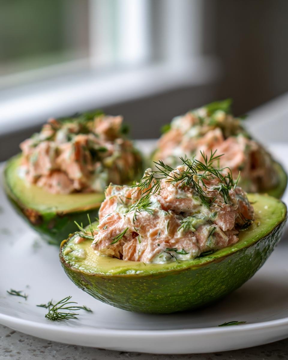 Salmon-Stuffed Avocados – High-Protein Quick Lunch - detail 1