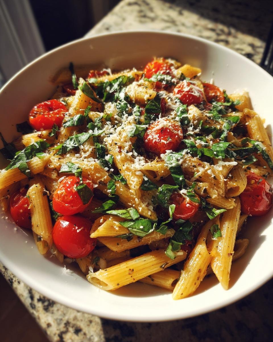 Tomato Basil Pasta Salad – Make-Ahead Lunch - detail 1
