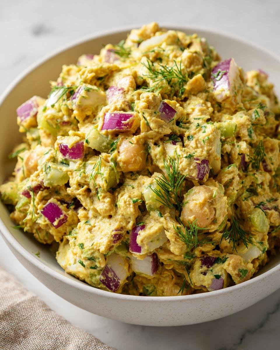Vegan Chickpea Tuna Salad – Plant-Forward Lunch - detail 1