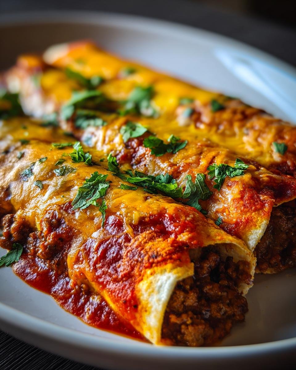 beef enchiladas - detail 1