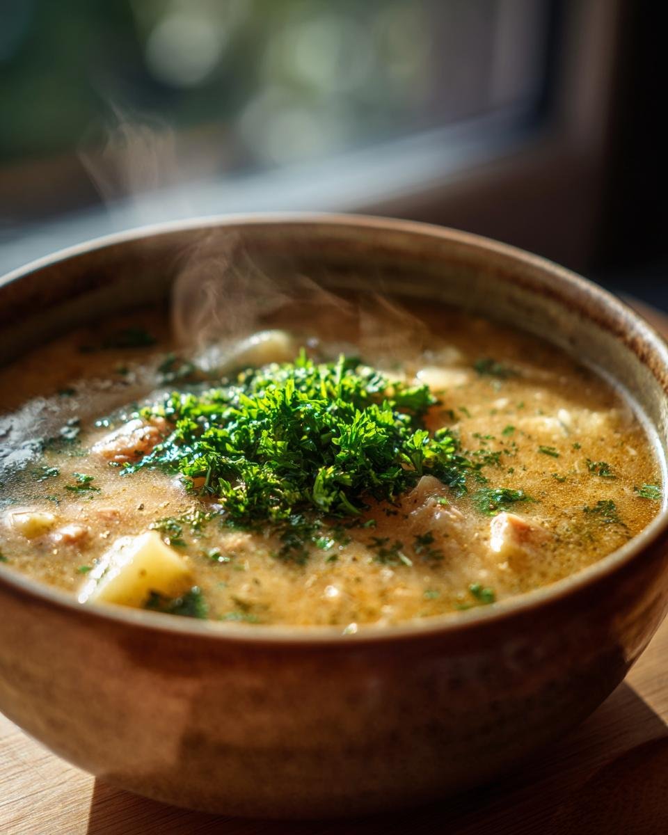 potato soup - detail 1