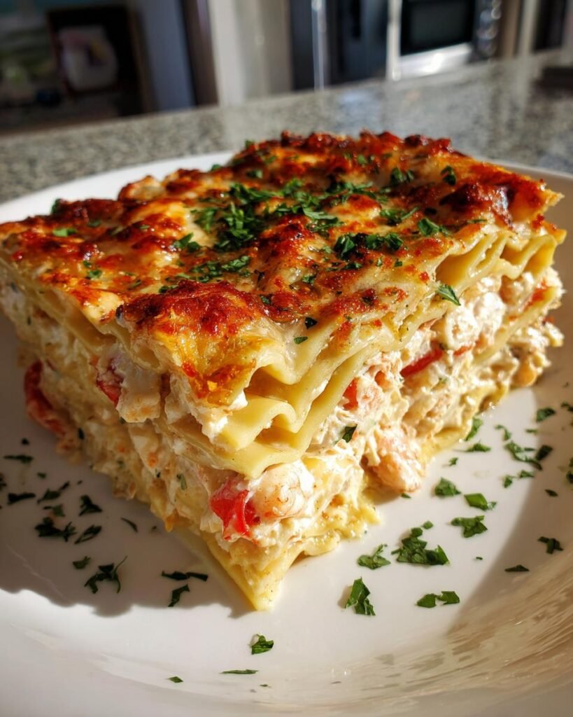 seafood lasagna