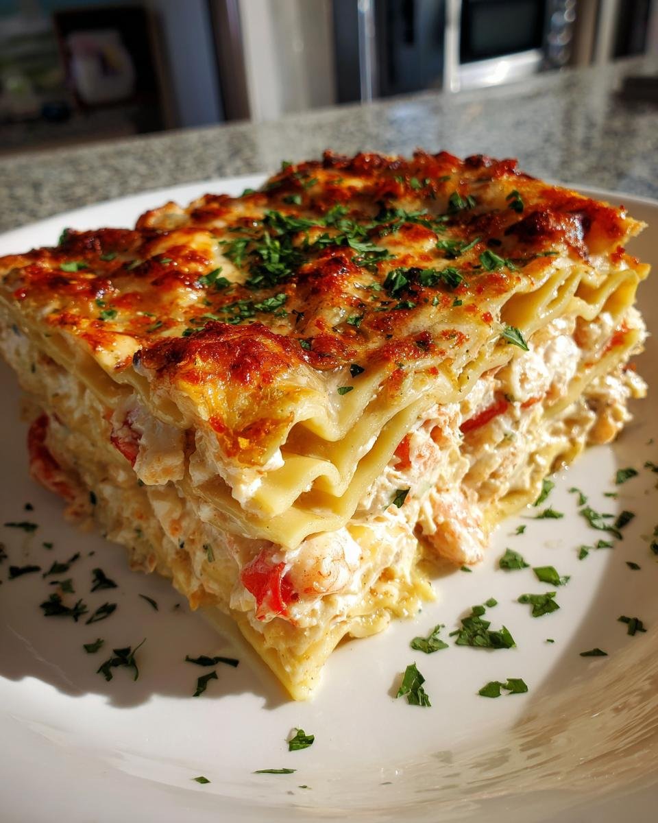 seafood lasagna