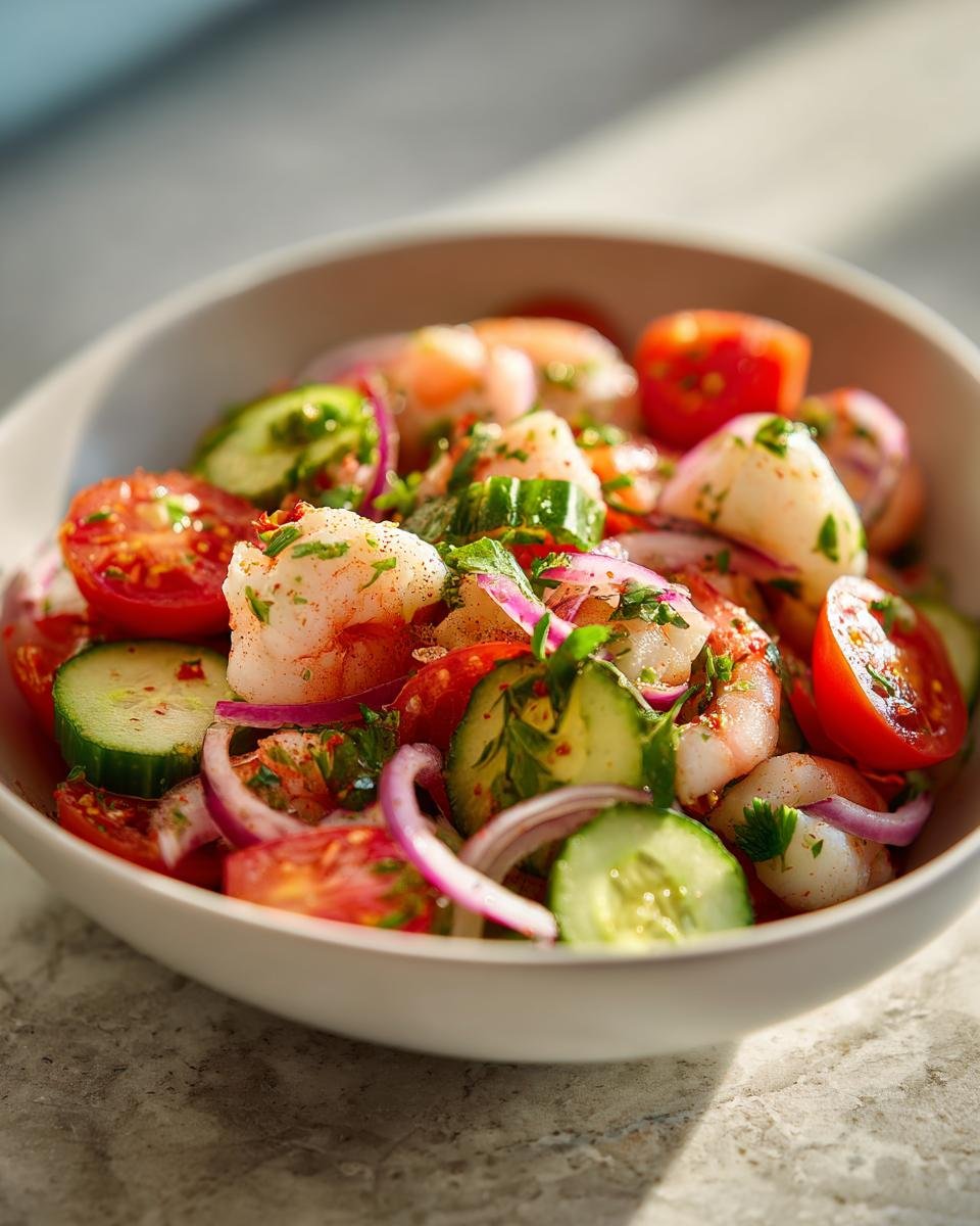 seafood salad - detail 1