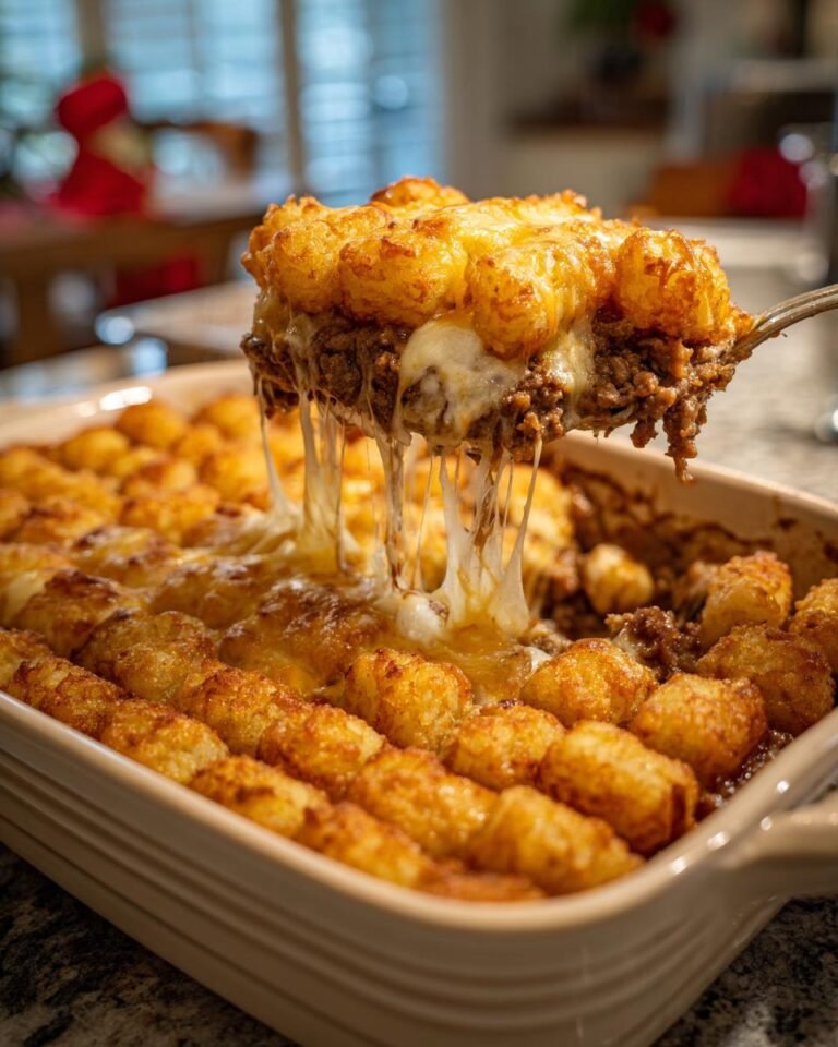 tater tot casserole with ground beef